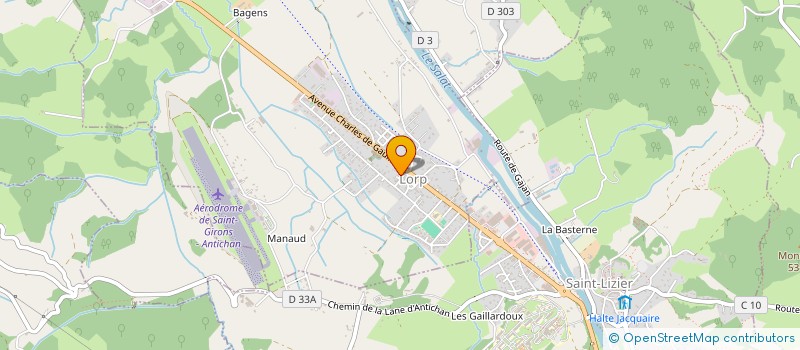 localisation de l'entreprise MONSIEUR GILLES CHOULETTE à LORP-SENTARAILLE
