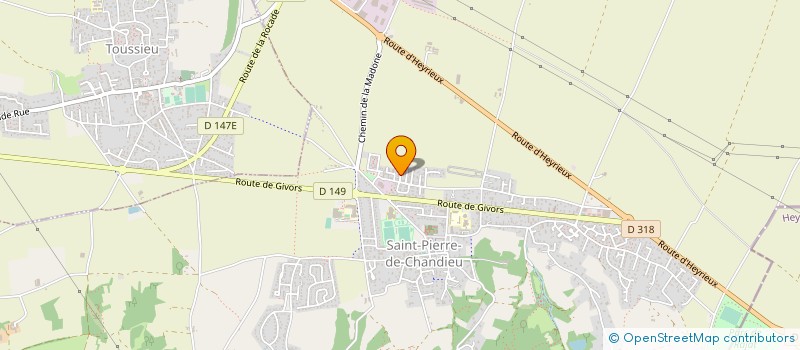localisation de l'entreprise MONSIEUR GILLES CHOVET à SAINT-PIERRE-DE-CHANDIEU