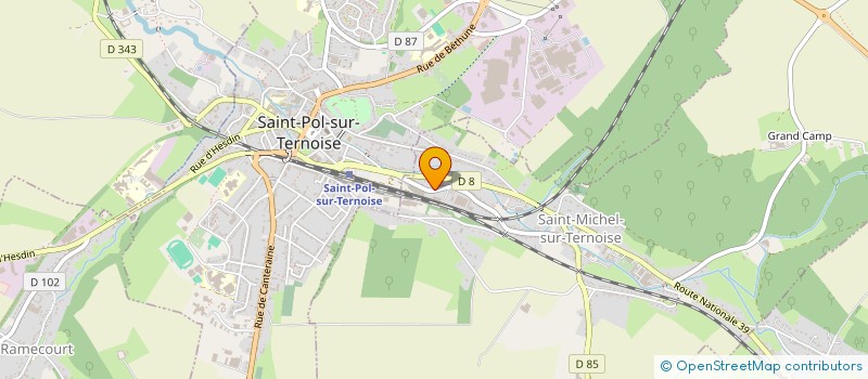 localisation de l'entreprise MONSIEUR GILLES CITERNE à SAINT-MICHEL-SUR-TERNOISE