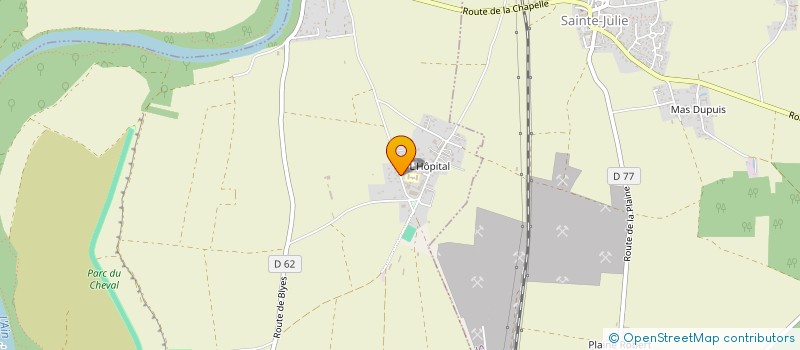 localisation de l'entreprise MONSIEUR GILLES CLAUDEL  CHAZEY-SUR-AIN