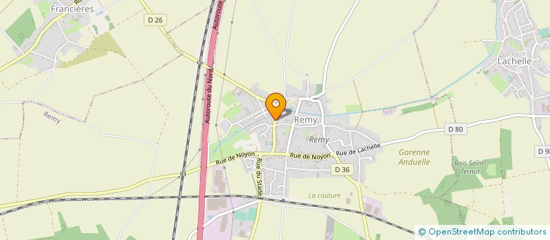 localisation de l'entreprise MONSIEUR GILLES CLAUX  REMY