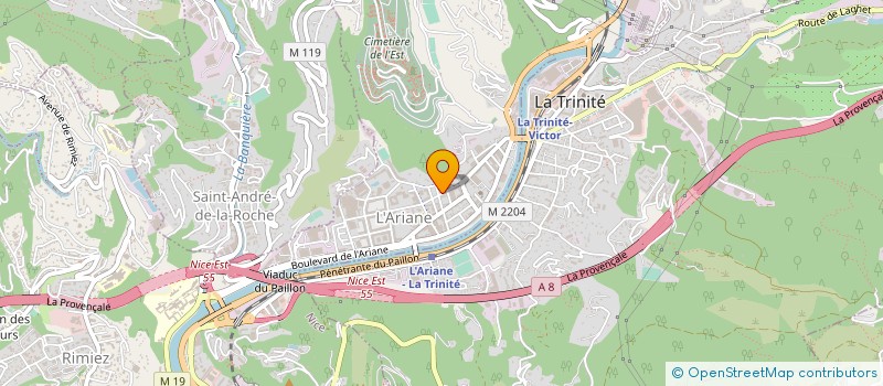 localisation de l'entreprise MONSIEUR GILLES CLAVEL à NICE