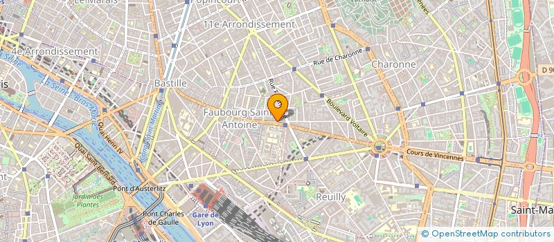 localisation de l'entreprise MONSIEUR GILLES CLEMENT  PARIS 11