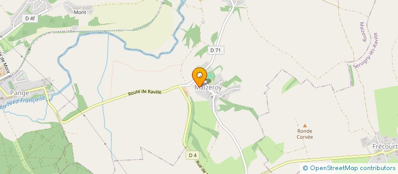 localisation de l'entreprise MONSIEUR GILLES CLEMENT  MAIZEROY