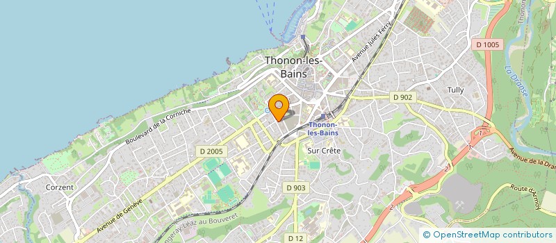 localisation de l'entreprise MONSIEUR GILLES CLERC à THONON-LES-BAINS