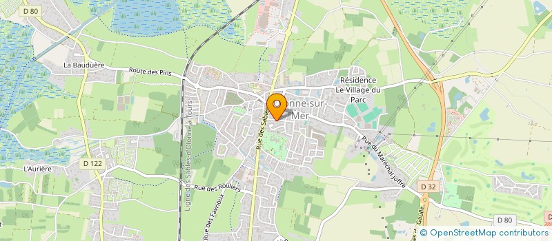 localisation de l'entreprise MONSIEUR GILLES CLIDIERE  LES SABLES-D'OLONNE