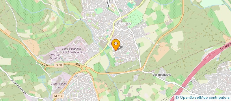 localisation de l'entreprise MONSIEUR GILLES CLIMENT  MONTAUD