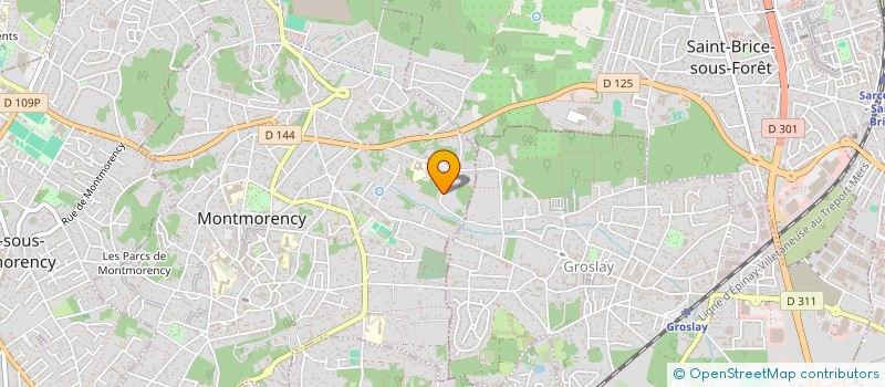 localisation de l'entreprise MONSIEUR GILLES CLUGNAC  MONTMORENCY