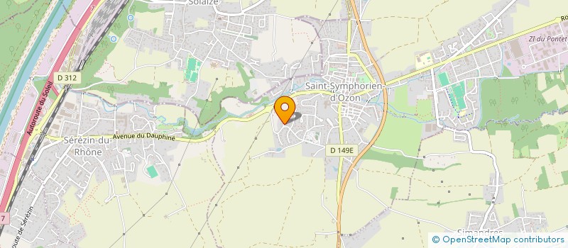 localisation de l'entreprise MONSIEUR GILLES COCCO  SAINT-SYMPHORIEN-D'OZON