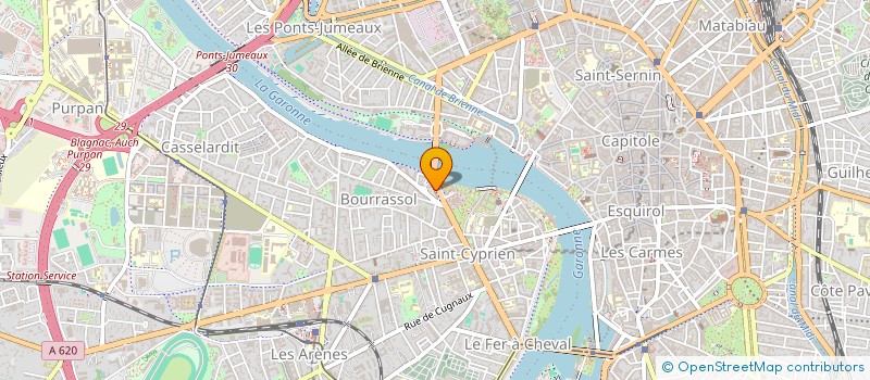 localisation de l'entreprise MONSIEUR GILLES COFFINEAU à TOULOUSE