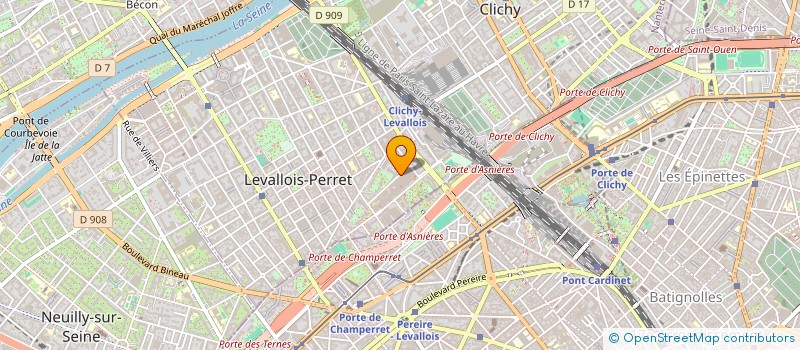 localisation de l'entreprise MONSIEUR GILLES COHEN à LEVALLOIS-PERRET