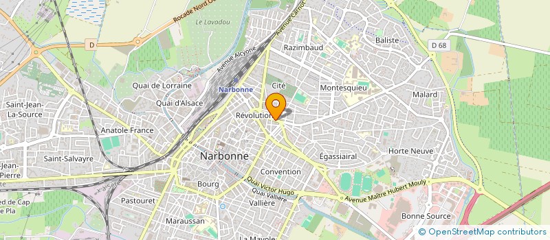 localisation de l'entreprise MONSIEUR GILLES COHEN à NARBONNE