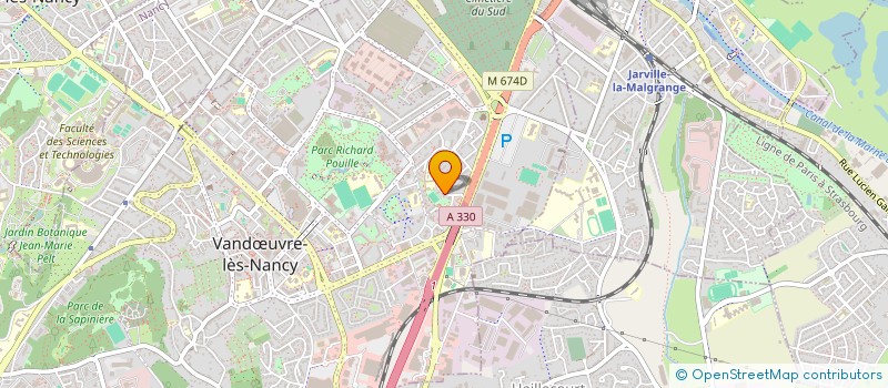localisation de l'entreprise MONSIEUR GILLES COING à VANDŒUVRE-LES-NANCY