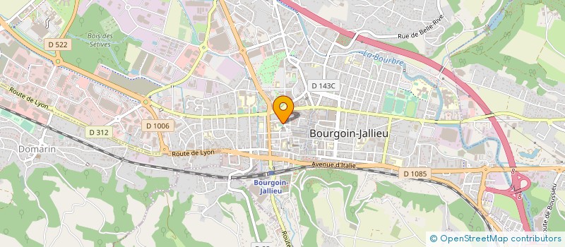 localisation de l'entreprise MONSIEUR GILLES COITOU à BOURGOIN-JALLIEU