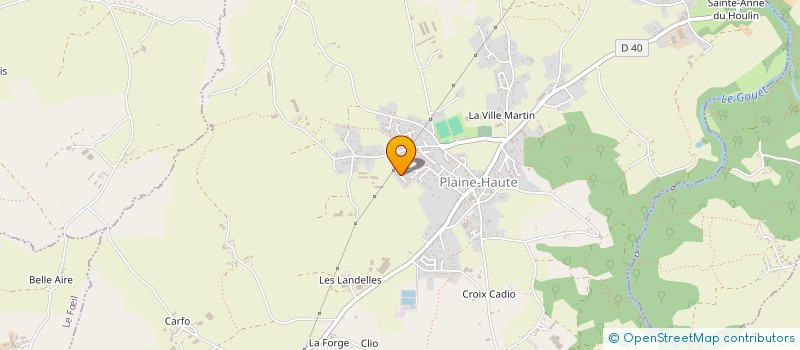 localisation de l'entreprise MONSIEUR GILLES COLAS  PLAINE-HAUTE