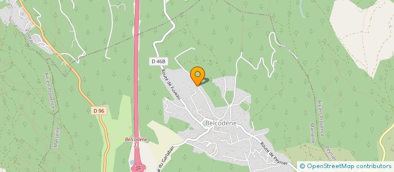 localisation de l'entreprise MONSIEUR GILLES COLLOMB  BELCODENE