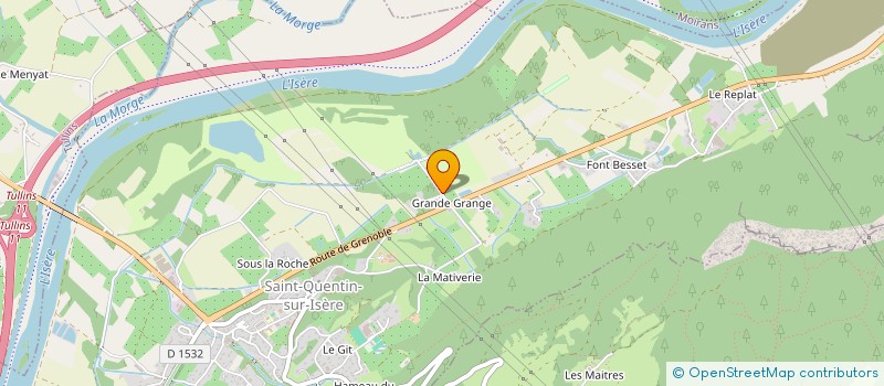 localisation de l'entreprise MONSIEUR GILLES COLOMBAT  SAINT-QUENTIN-SUR-ISERE