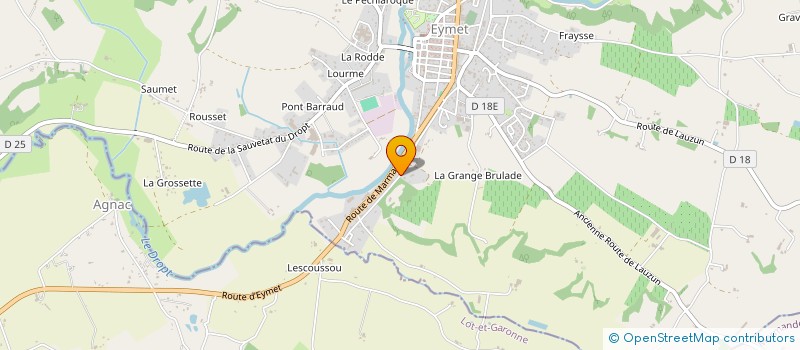 localisation de l'entreprise MONSIEUR GILLES COMBAUD à EYMET