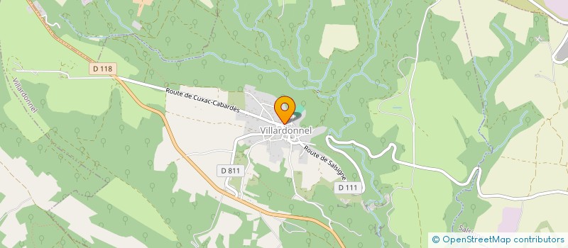 localisation de l'entreprise MONSIEUR GILLES CONSTANS  VILLARDONNEL