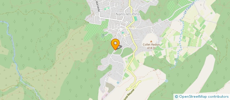 localisation de l'entreprise MONSIEUR GILLES CONTAMAIN  NANS-LES-PINS