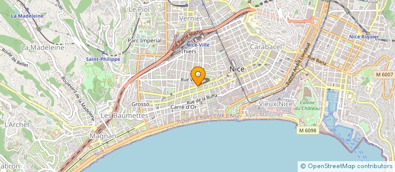 localisation de l'entreprise MONSIEUR GILLES CONTE à NICE