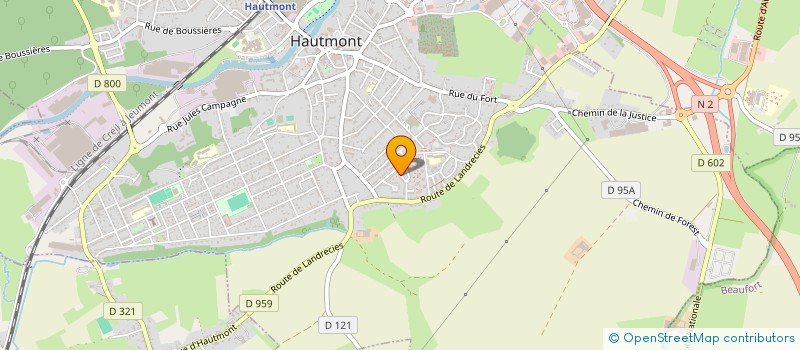 localisation de l'entreprise MONSIEUR GILLES CONTESSE  HAUTMONT