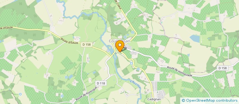 localisation de l'entreprise MONSIEUR GILLES CORAZZA  COURRENSAN