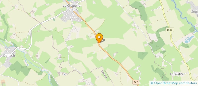 localisation de l'entreprise MONSIEUR GILLES CORBIN  LA CHAPELLE DU BOIS