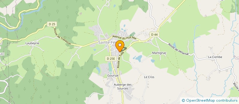 localisation de l'entreprise MONSIEUR GILLES CORCORAL  USSAC