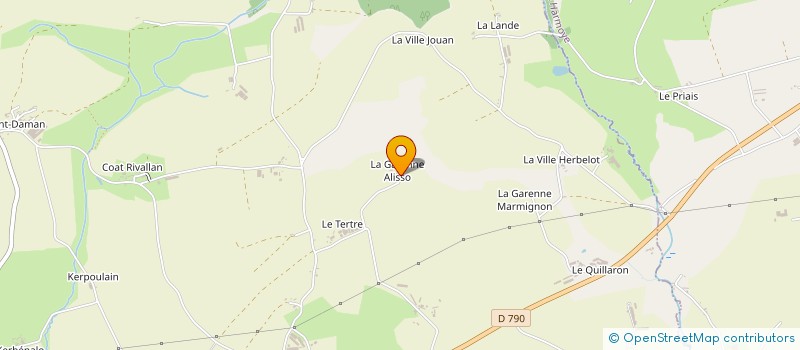 localisation de l'entreprise MONSIEUR GILLES CORMAND à LE HAUT-CORLAY
