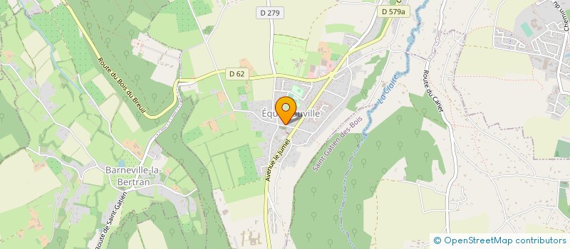 localisation de l'entreprise MONSIEUR GILLES CORMIER  EQUEMAUVILLE