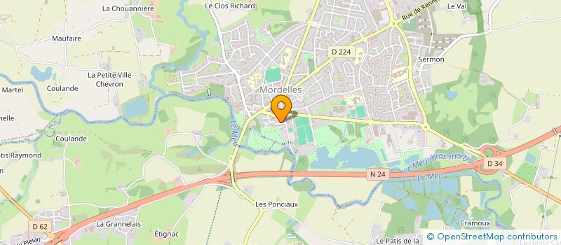 localisation de l'entreprise MONSIEUR GILLES CORNO  MORDELLES