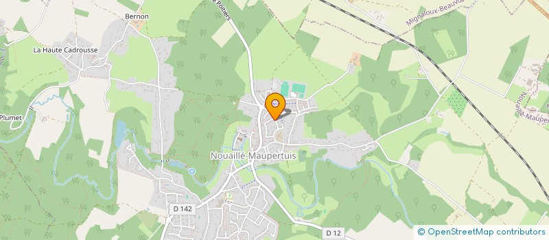 localisation de l'entreprise MONSIEUR GILLES CORVAISIER  NOUAILLE-MAUPERTUIS