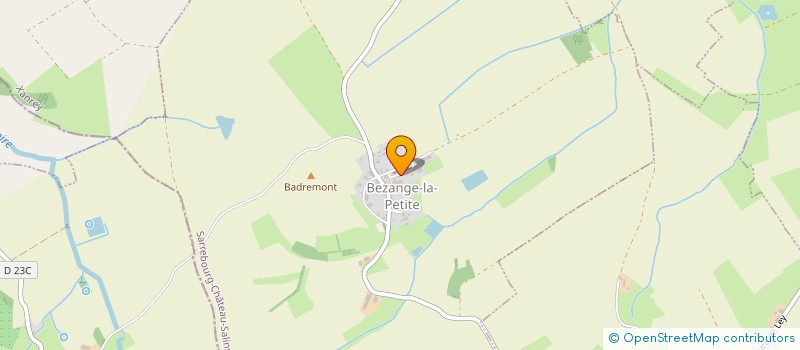 localisation de l'entreprise MONSIEUR GILLES COSSON  BEZANGE-LA-PETITE