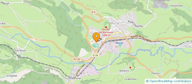 localisation de l'entreprise MONSIEUR GILLES COSTE à MURAT