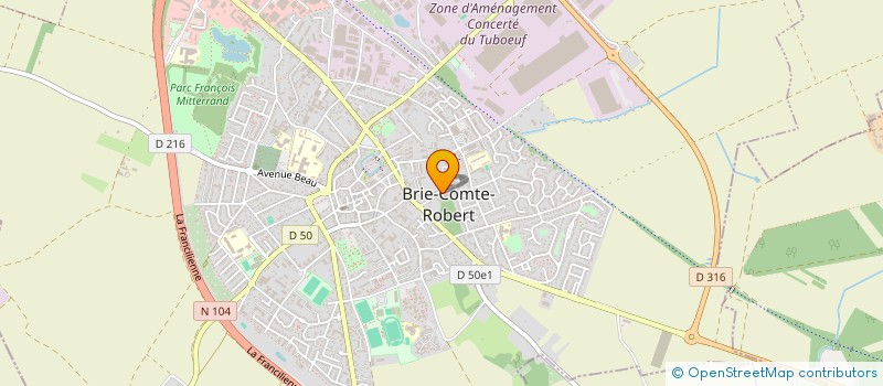localisation de l'entreprise MONSIEUR GILLES COTI à BRIE-COMTE-ROBERT