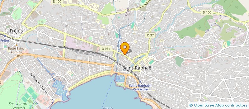 localisation de l'entreprise MONSIEUR GILLES COTTE à SAINT-RAPHAEL
