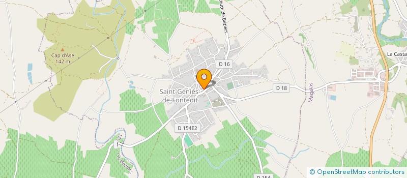 localisation de l'entreprise MONSIEUR GILLES COUCI  SAINT-GENIES-DE-FONTEDIT