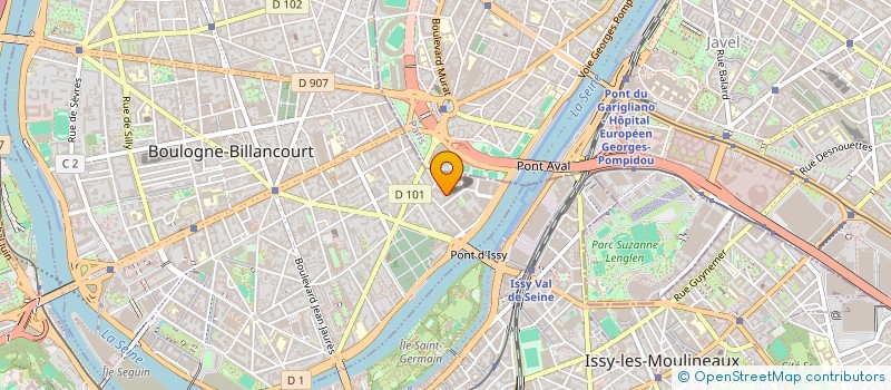 localisation de l'entreprise MONSIEUR GILLES COURANT à BOULOGNE-BILLANCOURT