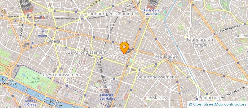 localisation de l'entreprise MONSIEUR GILLES COURGEY à PARIS
