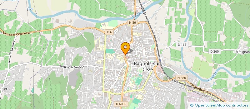 localisation de l'entreprise MONSIEUR GILLES COURRIOL à BAGNOLS-SUR-CEZE