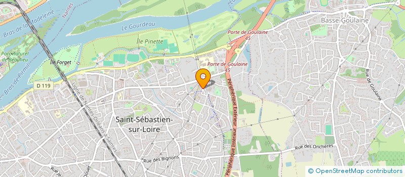 localisation de l'entreprise MONSIEUR GILLES COUSINET  SAINT-SEBASTIEN-SUR-LOIRE