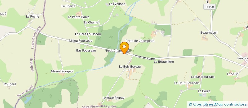 localisation de l'entreprise MONSIEUR GILLES COUTARD  SAINT-PIERRE-DES-LANDES