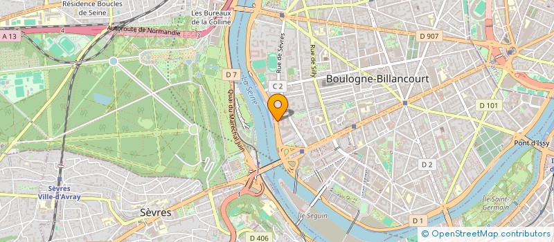 localisation de l'entreprise MONSIEUR GILLES COUTELARD  BOULOGNE-BILLANCOURT