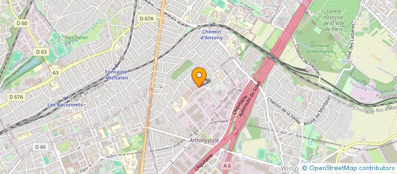 localisation de l'entreprise MONSIEUR GILLES CRAMPE à ANTONY