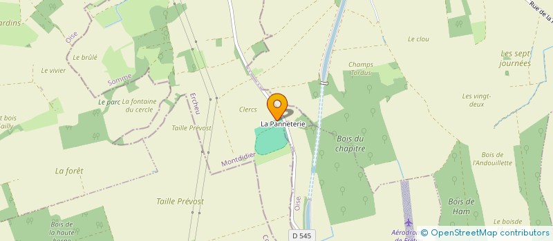 localisation de l'entreprise MONSIEUR GILLES CREOFF  ERCHEU