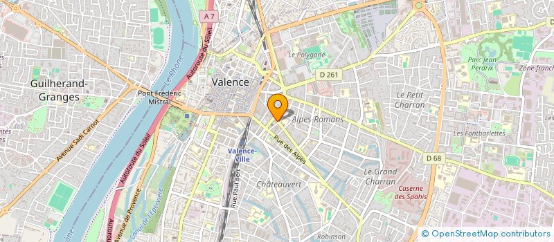 localisation de l'entreprise MONSIEUR GILLES CRETINON  VALENCE