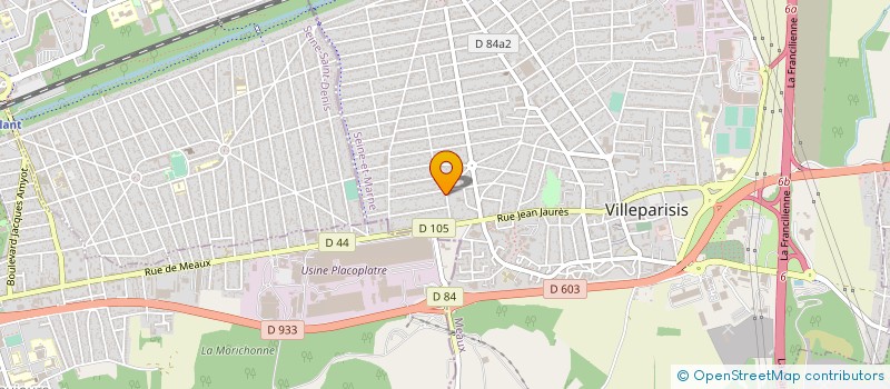 localisation de l'entreprise MONSIEUR GILLES CROS à VILLEPARISIS