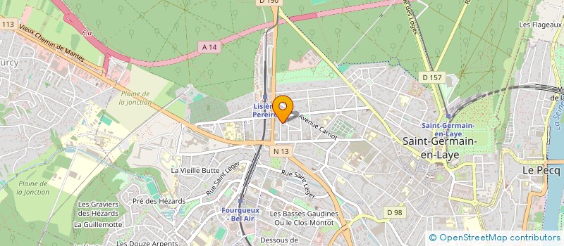 localisation de l'entreprise MONSIEUR GILLES CRUAUD  SAINT-GERMAIN-EN-LAYE