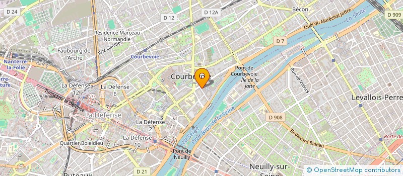 localisation de l'entreprise MONSIEUR GILLES CSIHA à COURBEVOIE